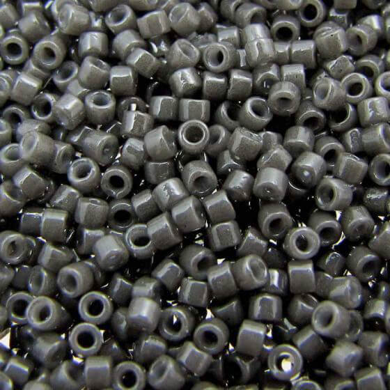 Miyuki Delica 11/0 Beads - Duracoat Opaque Dyed Dusty Rose (DB2353), 50g Bag, Japanese Glass - View #13